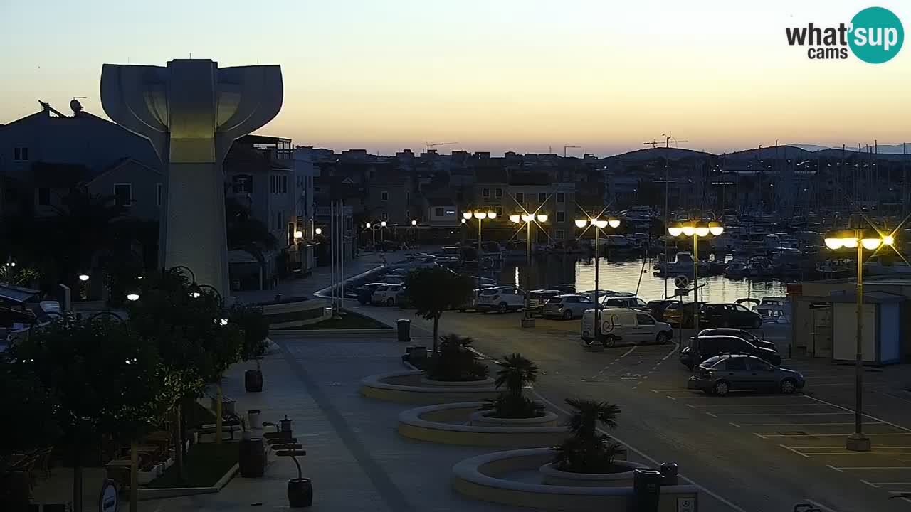 Vodice webcam live – front de mer
