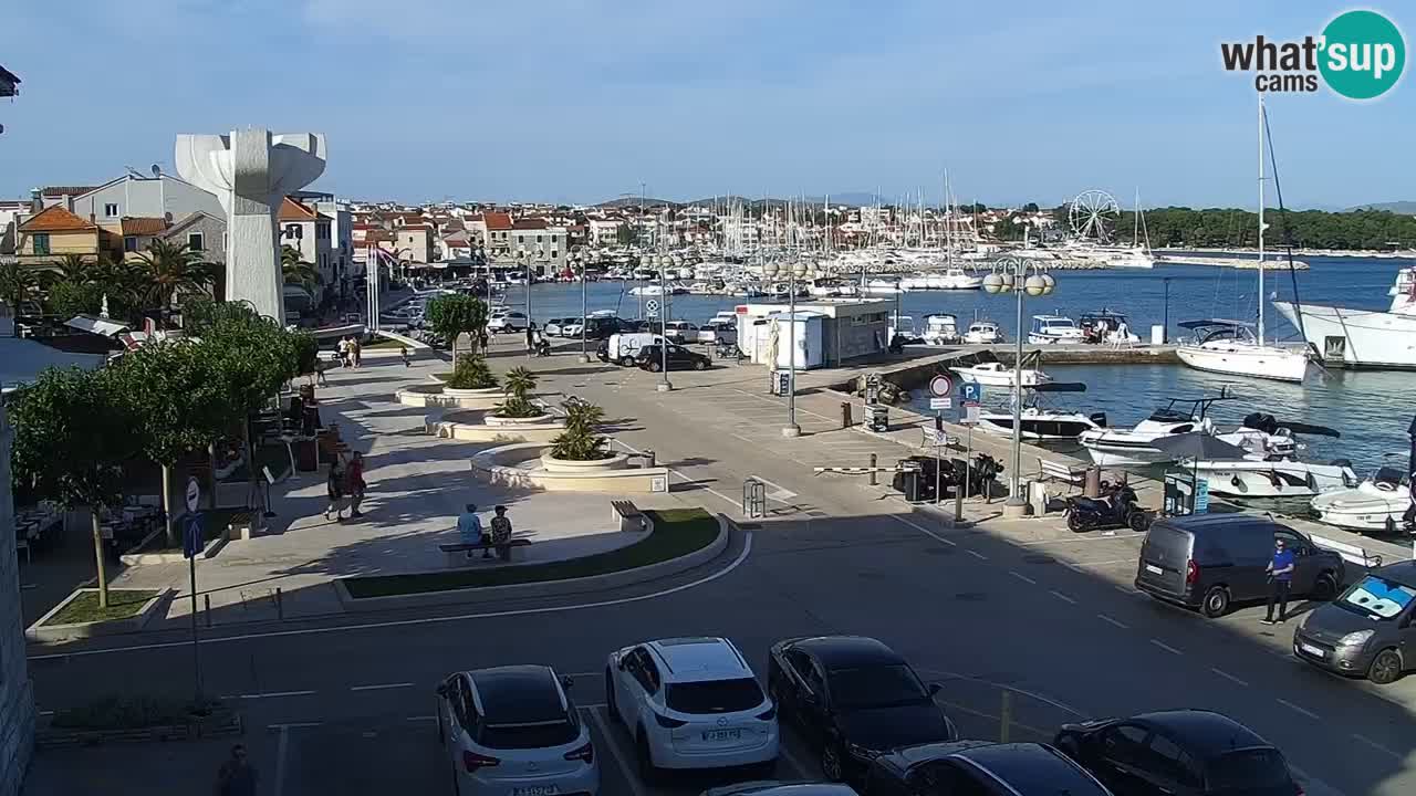 Vodice webcam live – front de mer