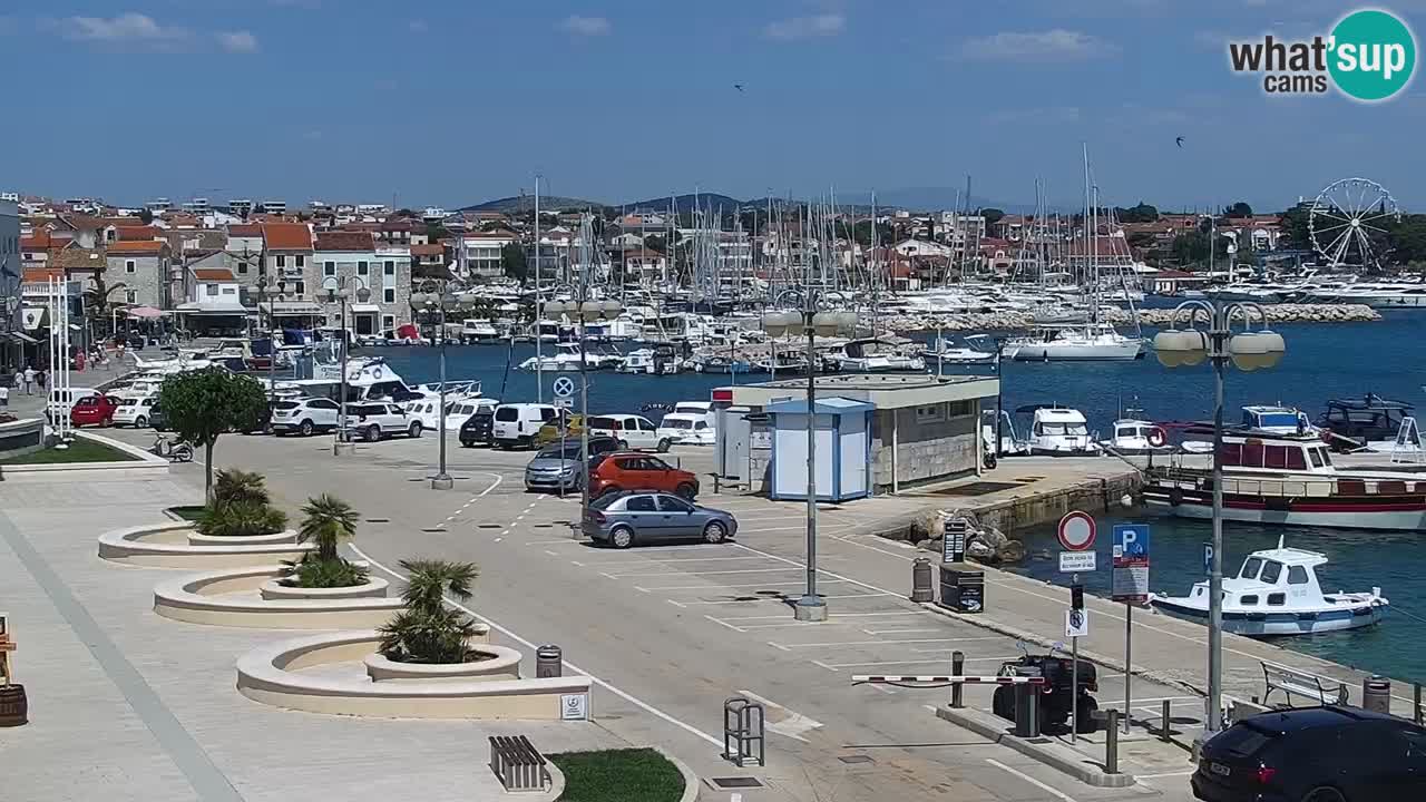 Vodice webcam live – front de mer