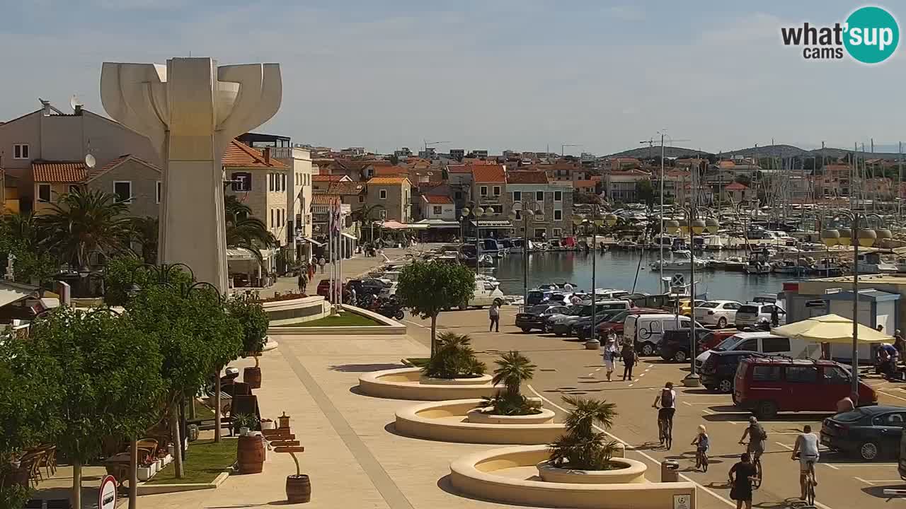 Vodice webcam live – front de mer