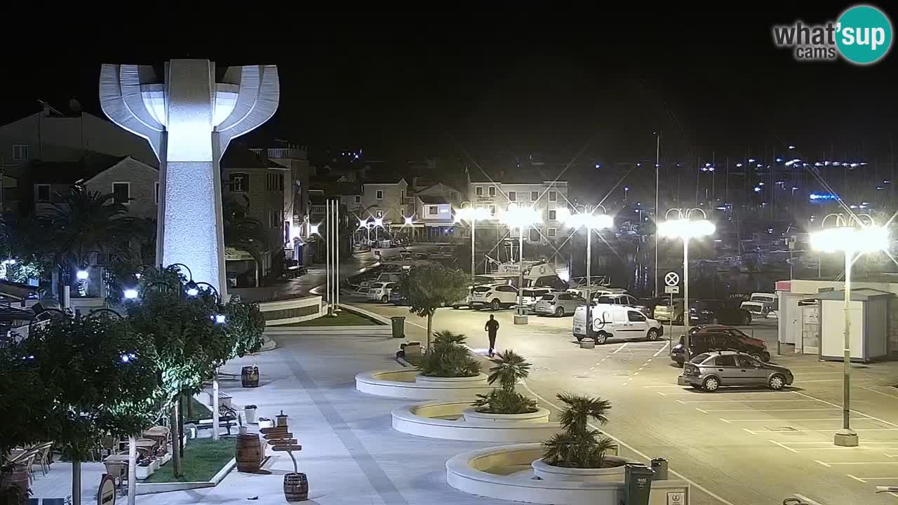 Vodice webcam live – front de mer