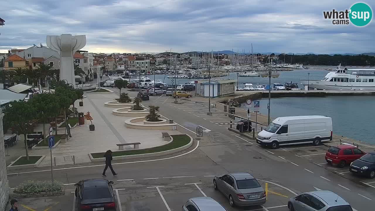 Vodice Live webcam – marina and seafront