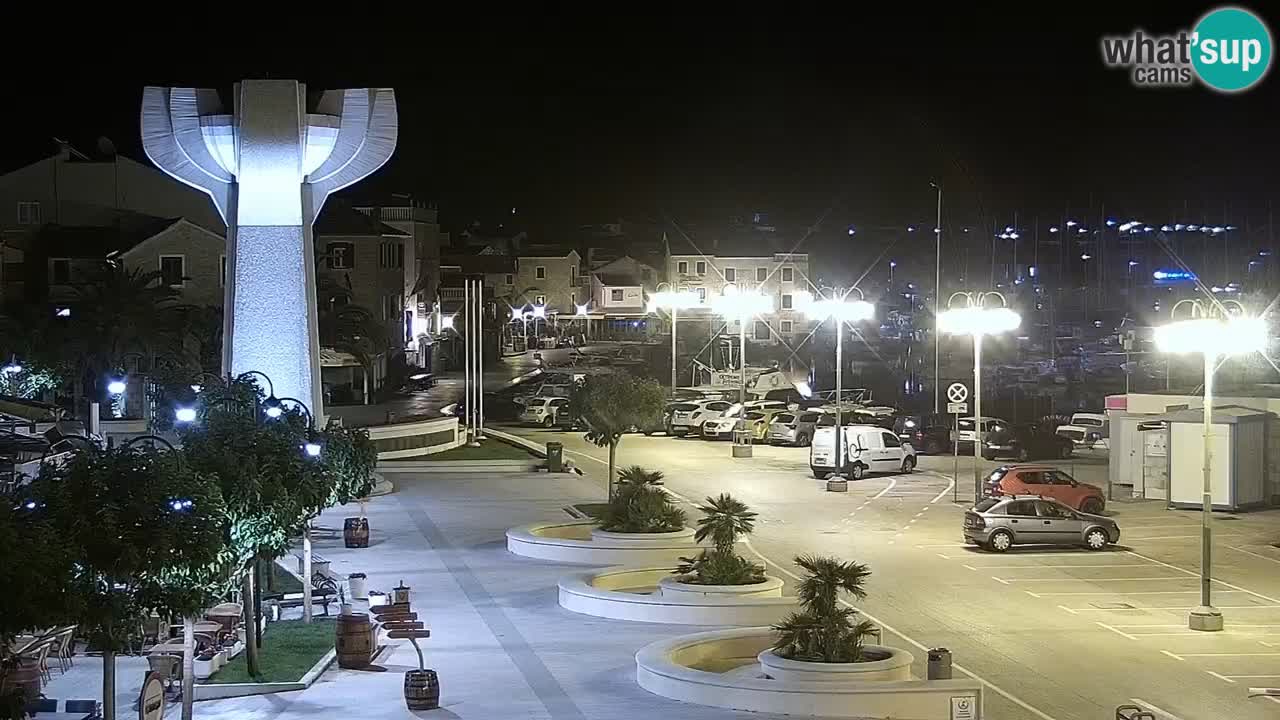 Vodice webcam live – front de mer