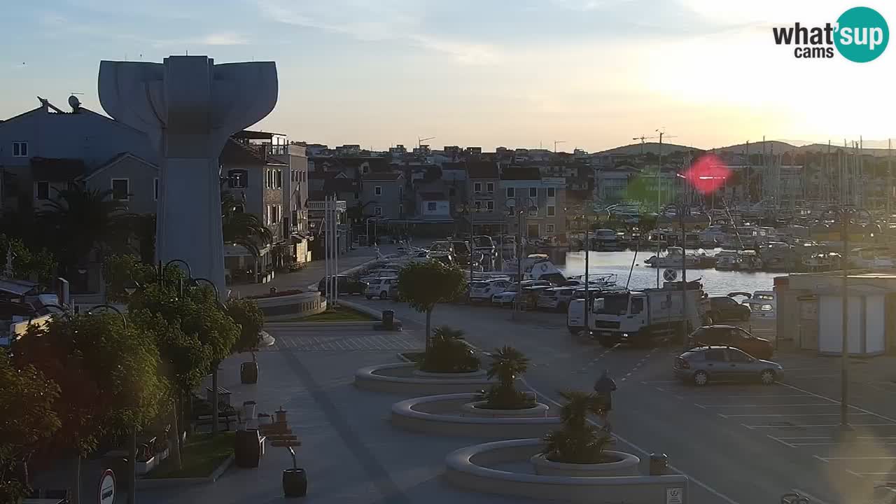 Vodice webcam live – front de mer