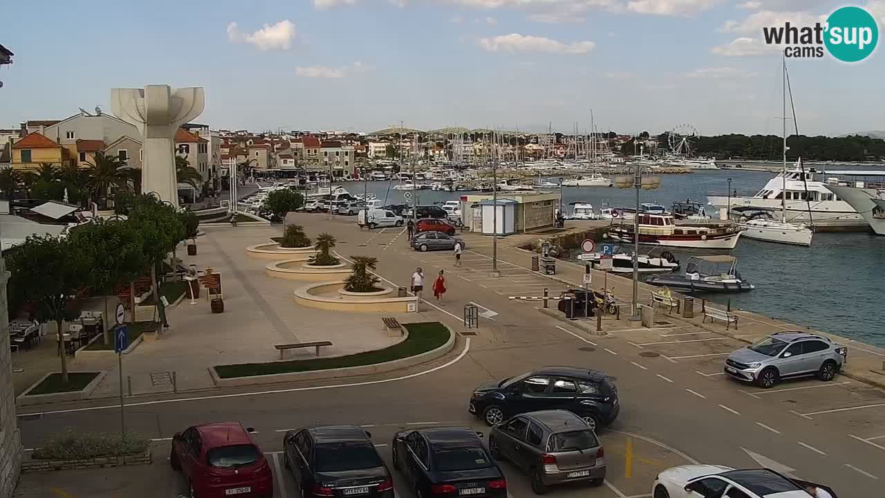 Vodice webcam live – front de mer