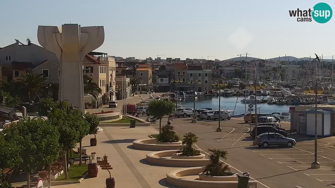 Vodice webcam live – front de mer
