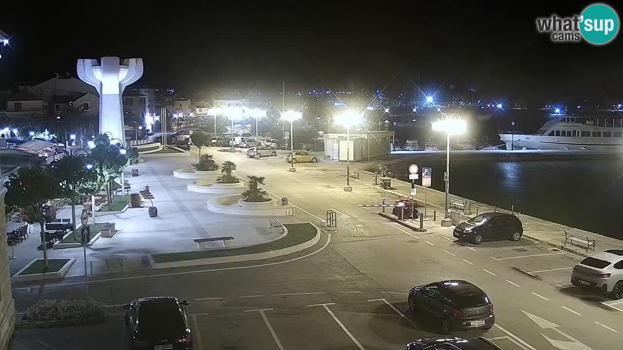 Vodice web kamera – marina i riva