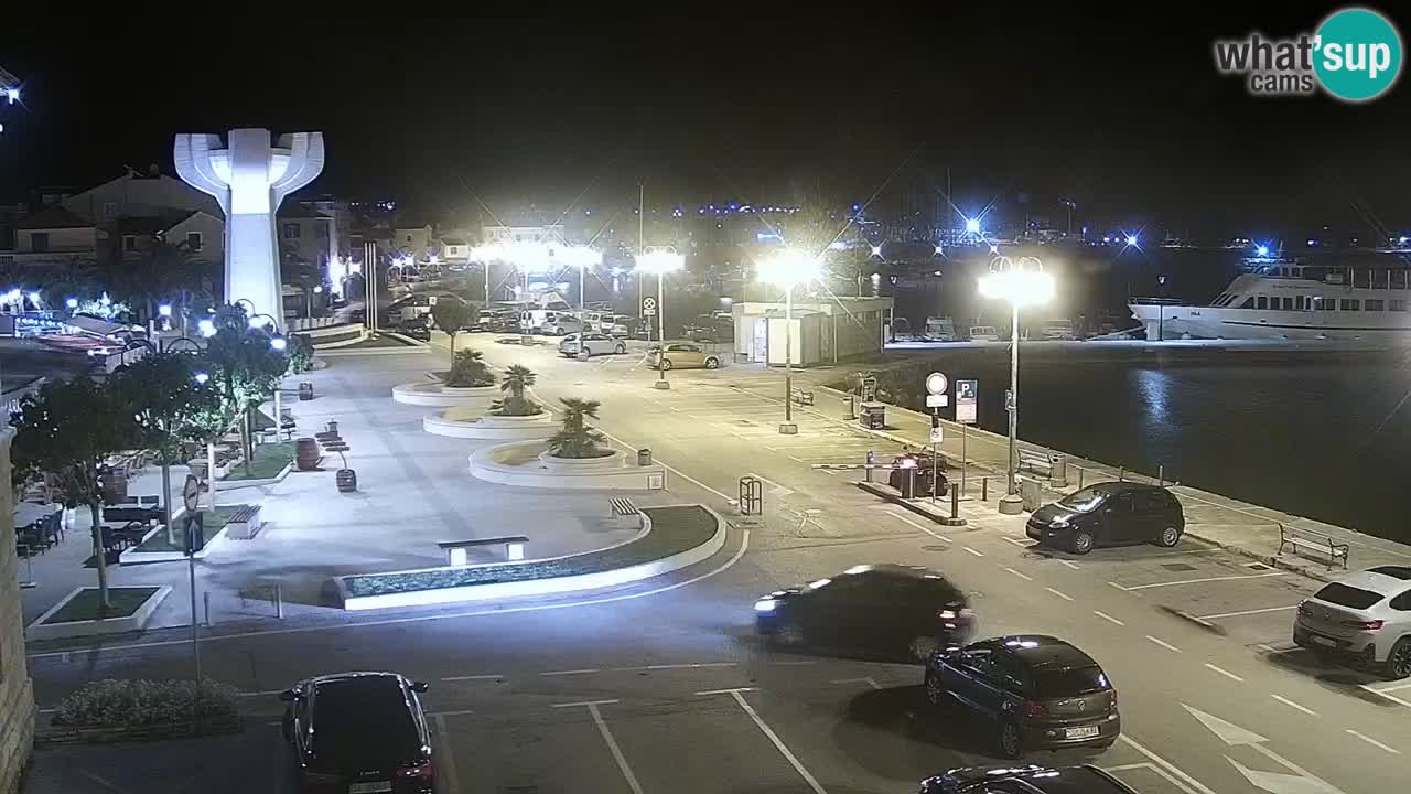 Vodice webcam – marina i meer