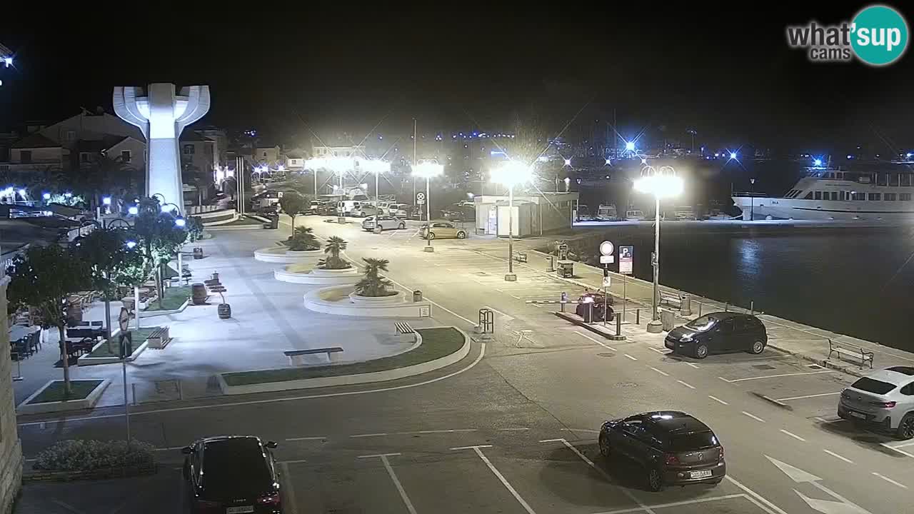 Vodice webcam – marina i meer