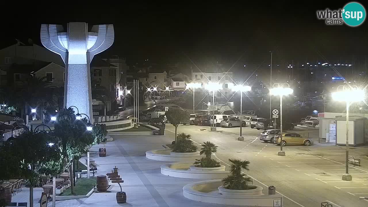 Vodice web kamera – marina i riva