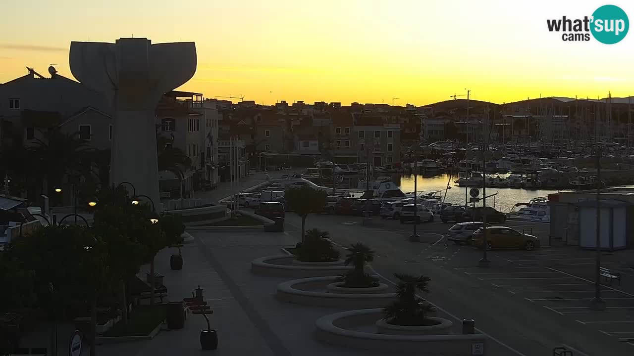 Vodice livecam – marina e il lungomare