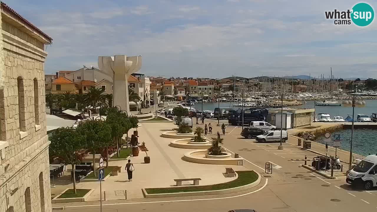 Vodice webcam – marina i meer