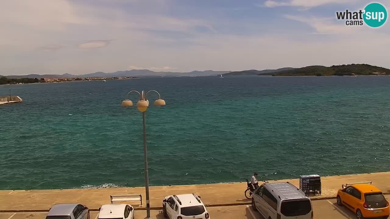 Vodice Live webcam – marina and  seafront
