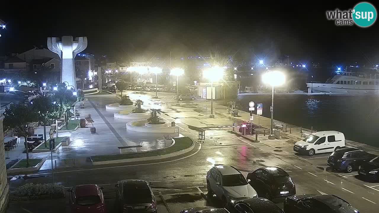 Vodice web kamera – marina i riva