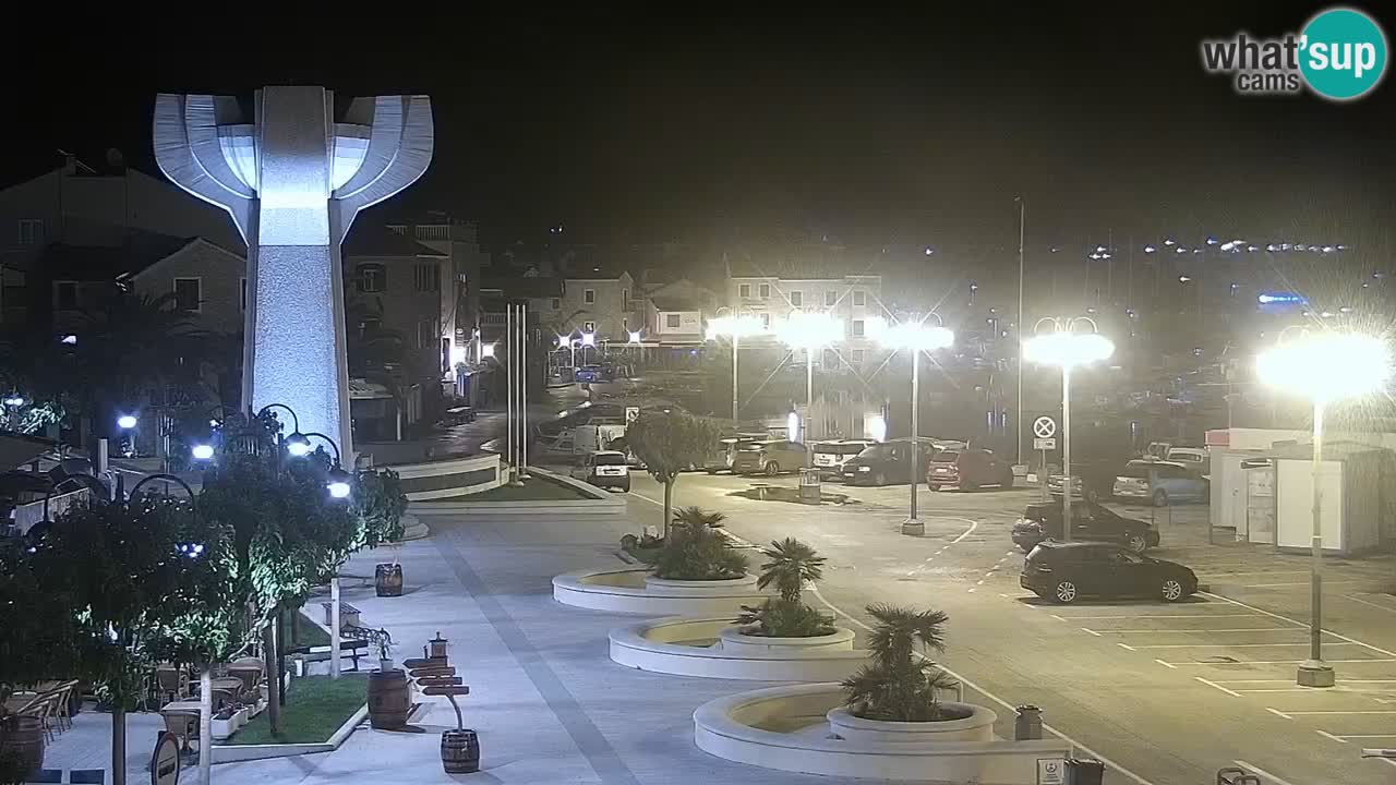 Vodice webcam live – front de mer