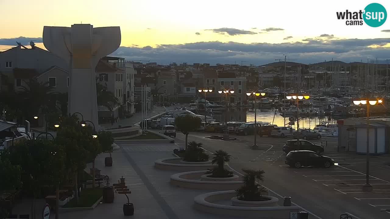 Vodice web kamera – marina i riva