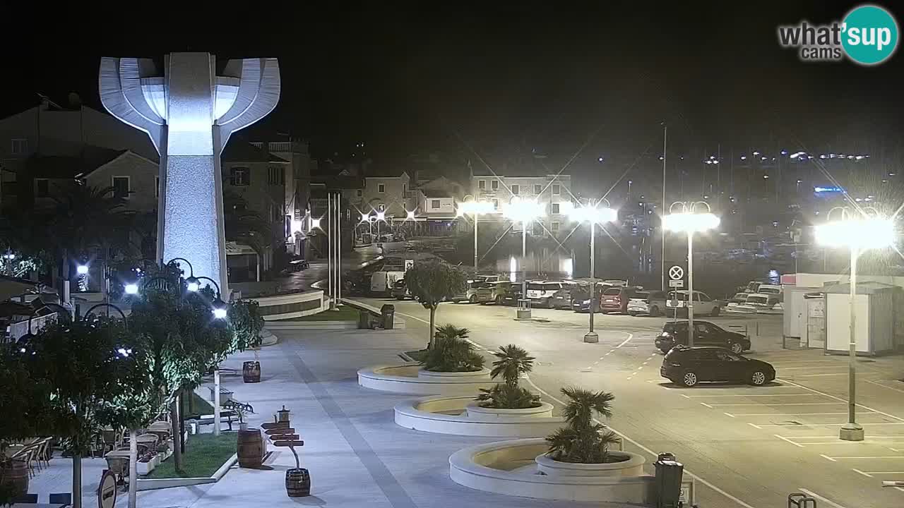Vodice webcam live – front de mer