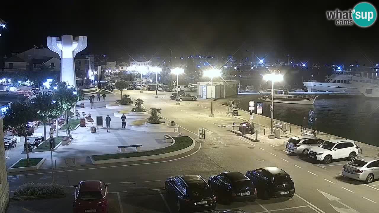 Vodice webcam – marina i meer