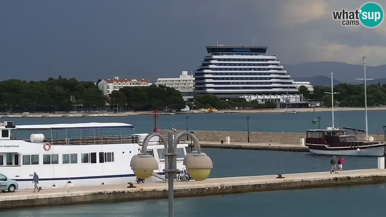 Vodice Live webcam – marina and  seafront