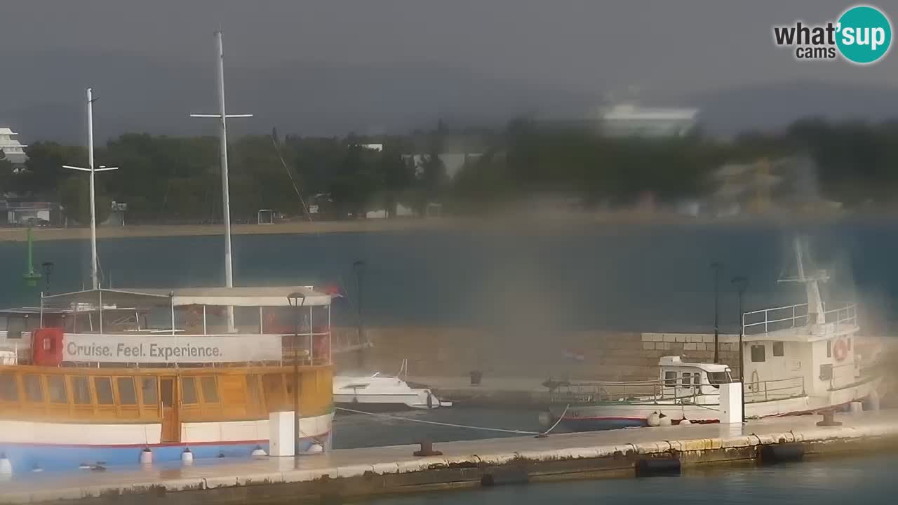 Vodice web kamera – marina i riva