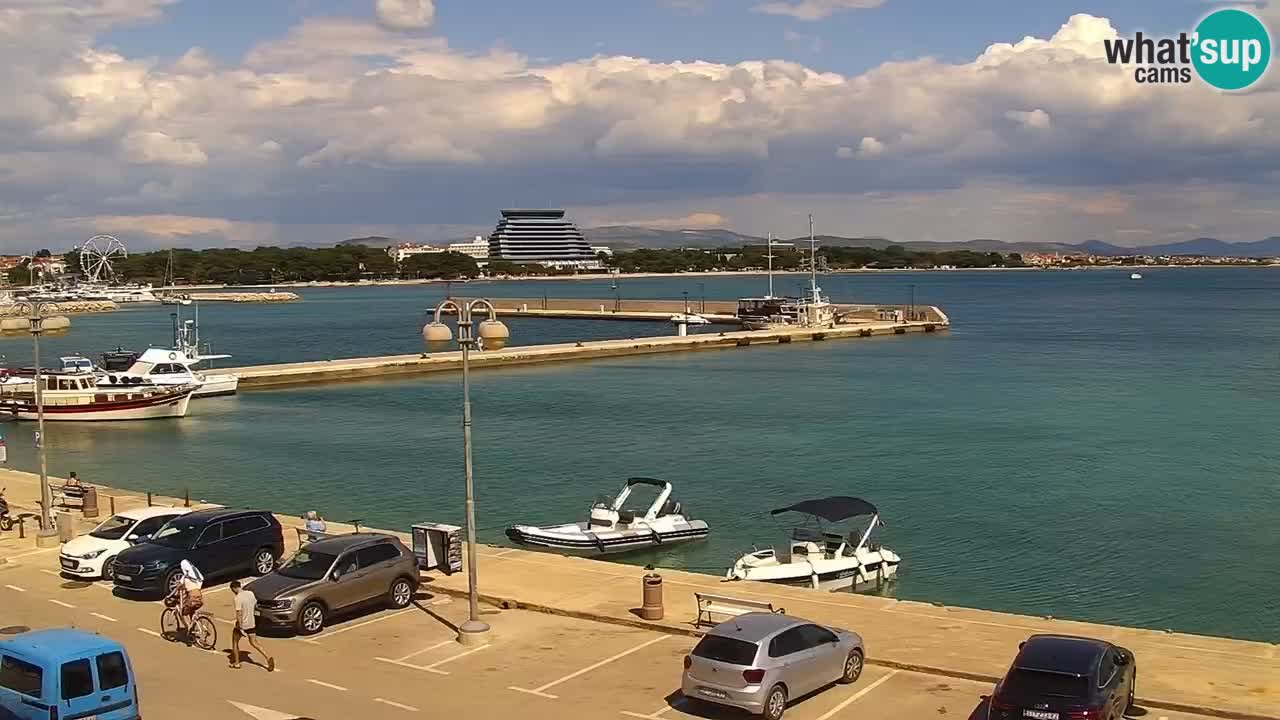 Vodice spletna kamera – marina in riva