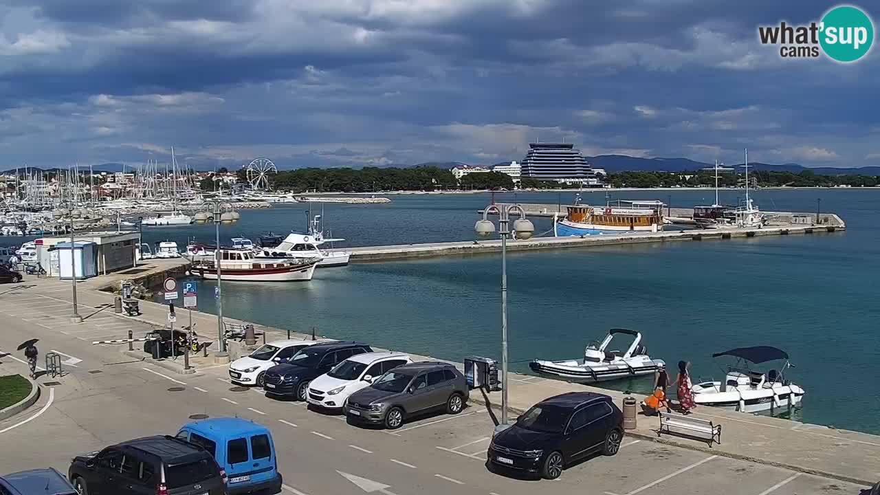 Vodice spletna kamera – marina in riva