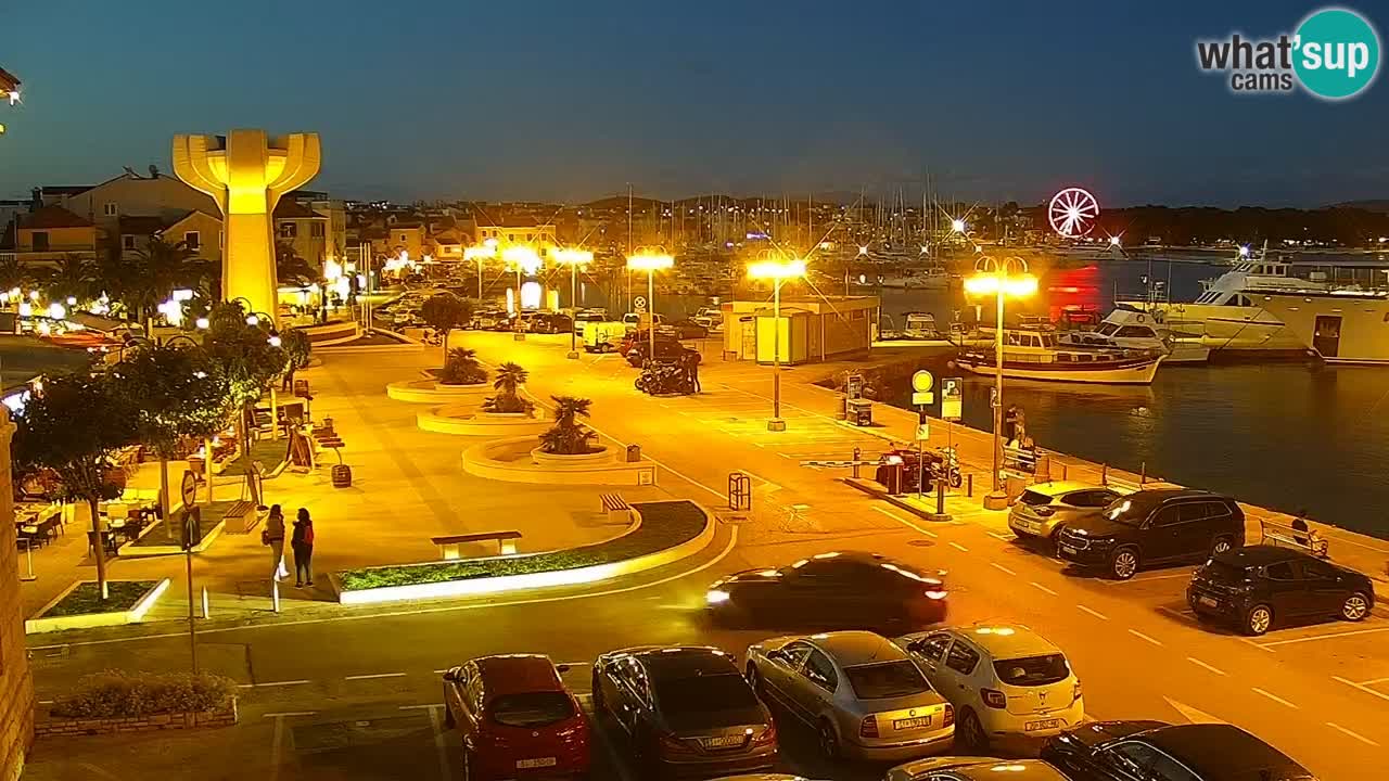 Vodice webcam live – front de mer