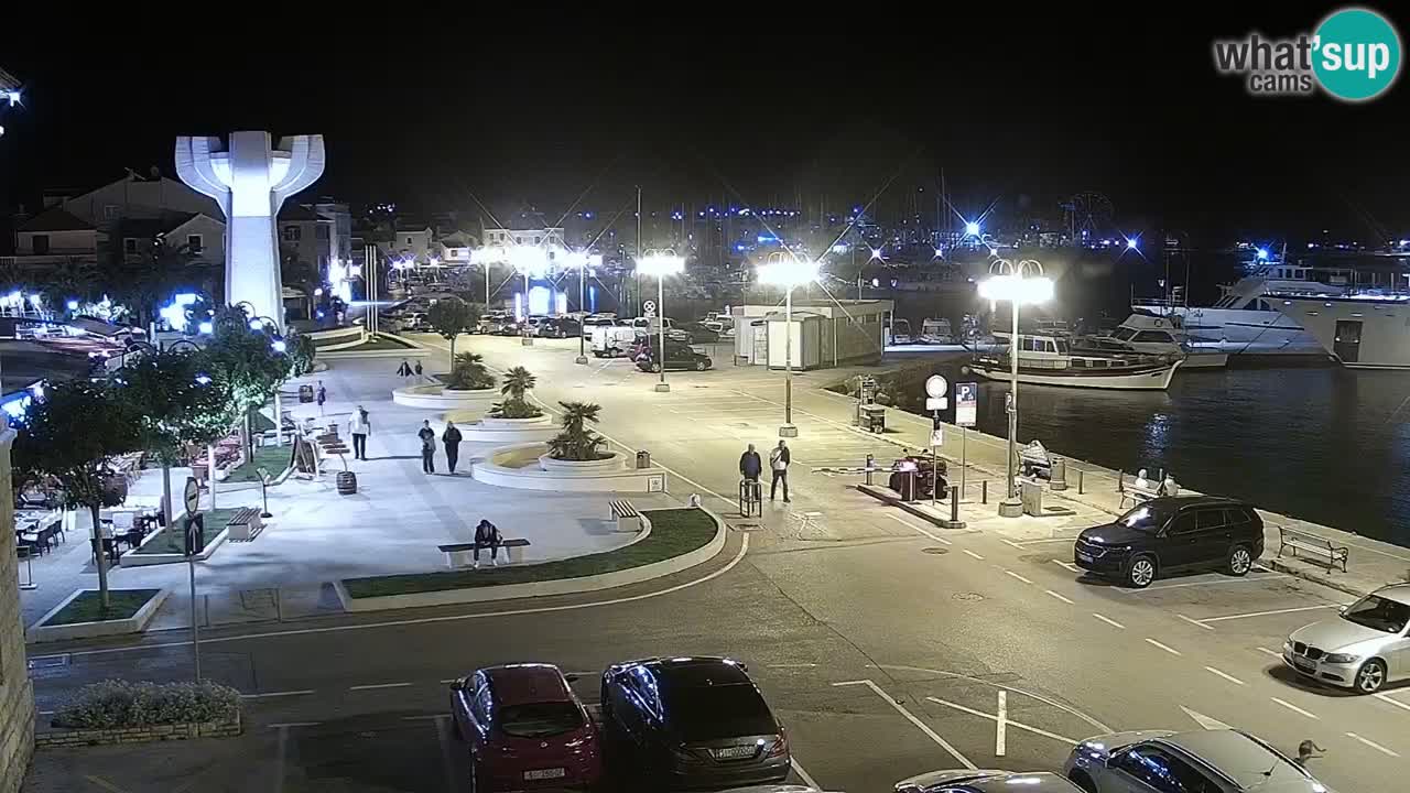 Vodice web kamera – marina i riva