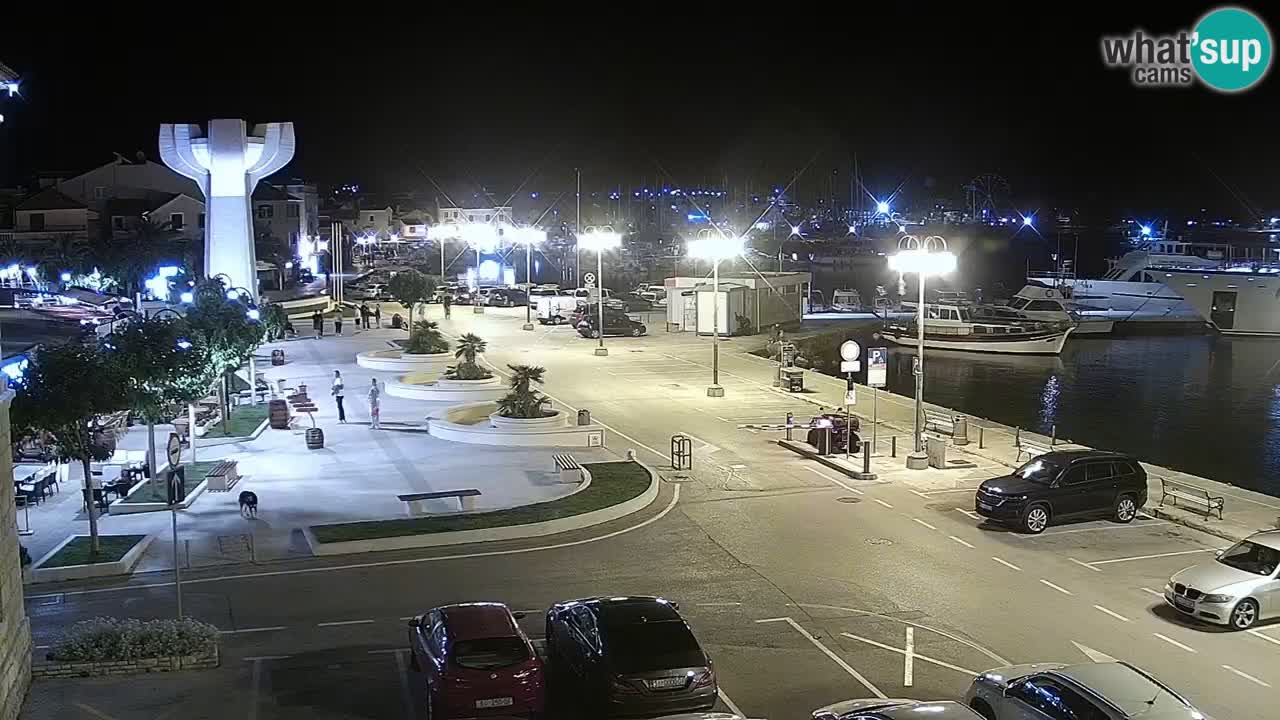 Vodice web kamera – marina i riva