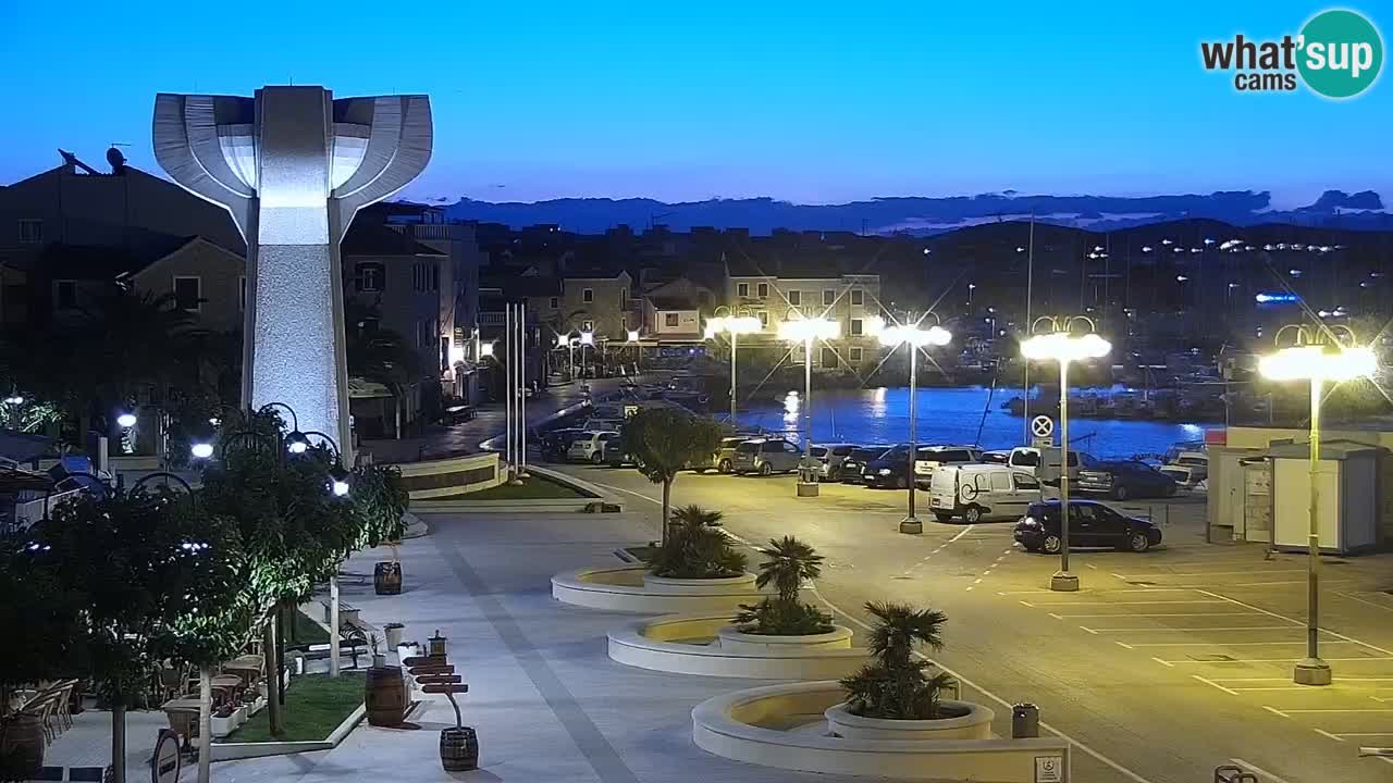 Vodice webcam live – front de mer