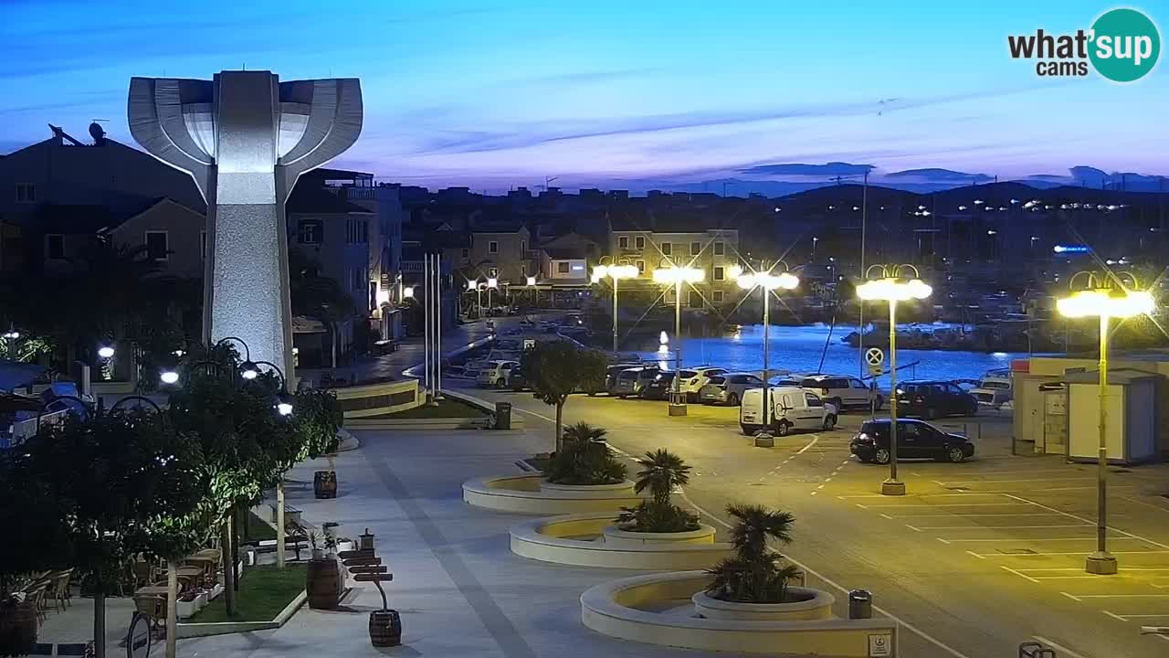 Vodice webcam – marina i meer