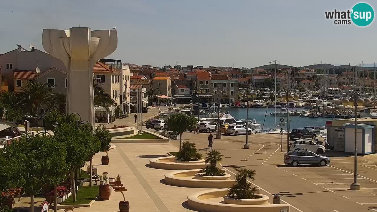 Vodice webcam live – front de mer