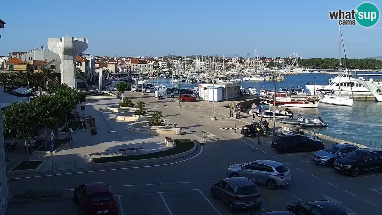 Vodice webcam live – front de mer