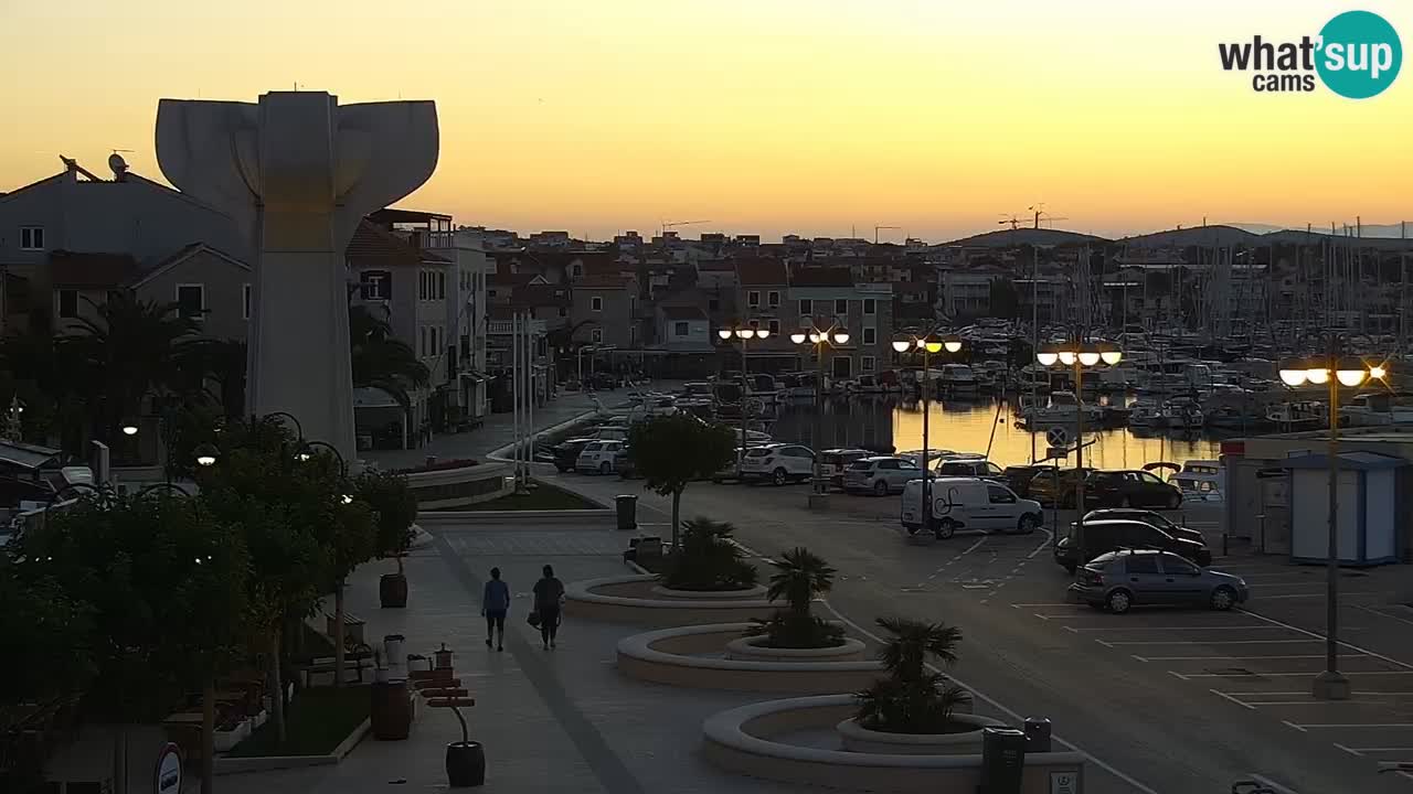 Vodice webcam live – front de mer