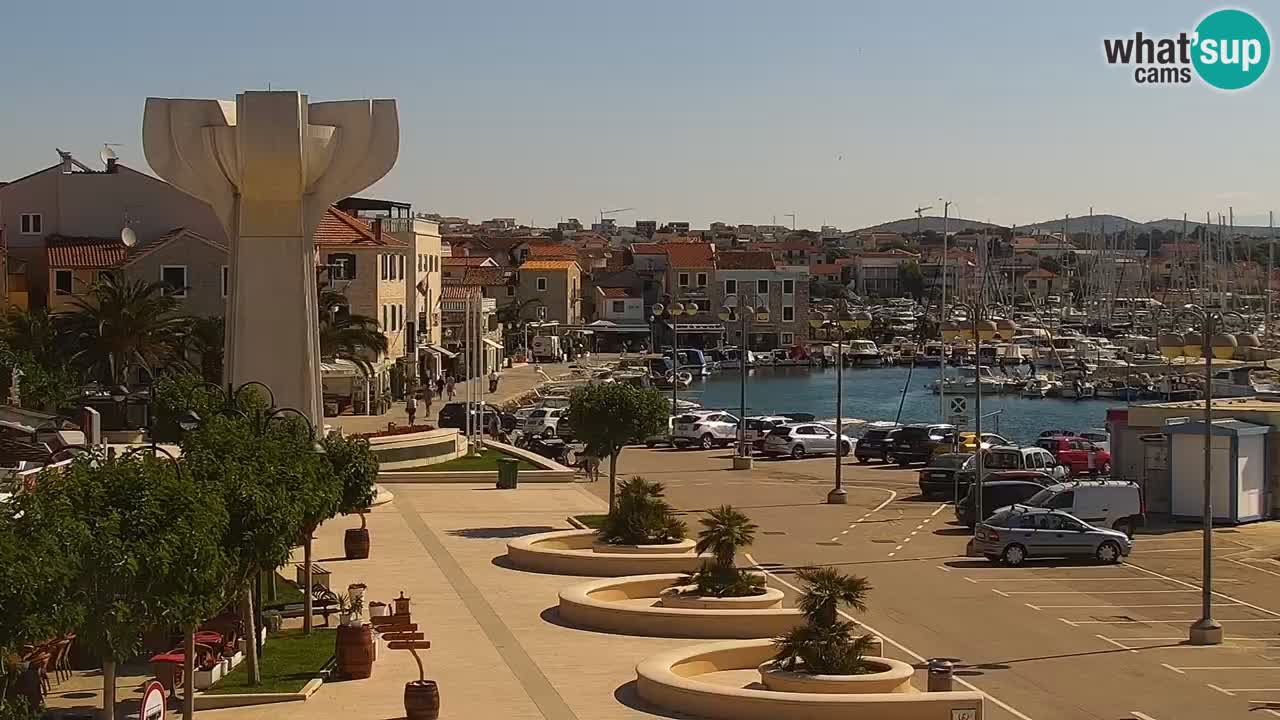 Vodice webcam live – front de mer
