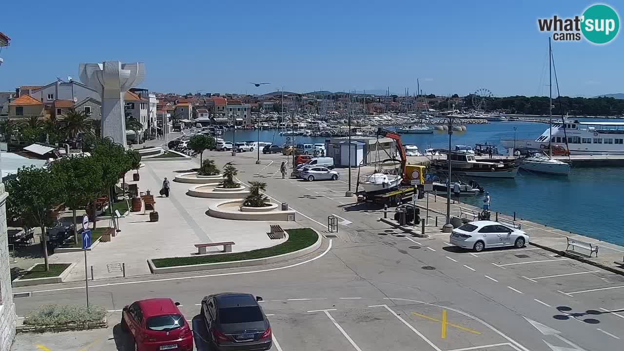 Vodice webcam live – front de mer