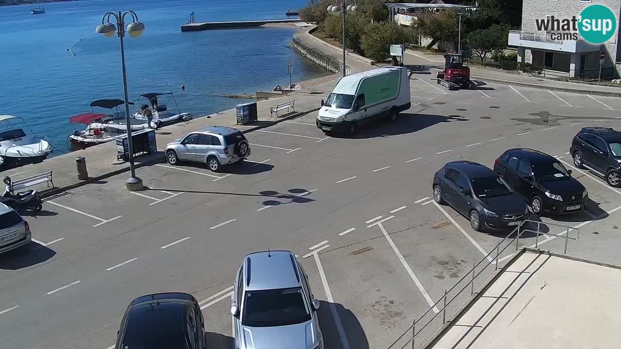 Vodice Live webcam – marina and  seafront