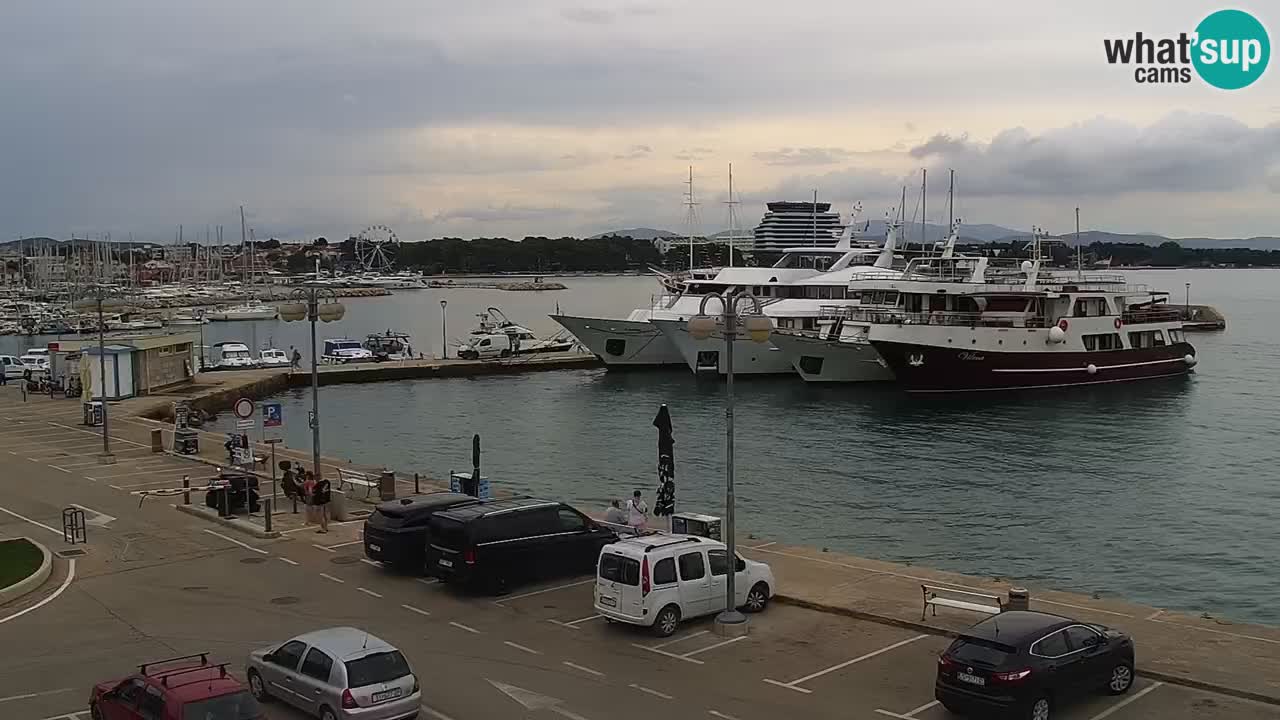 Vodice web kamera – marina i riva
