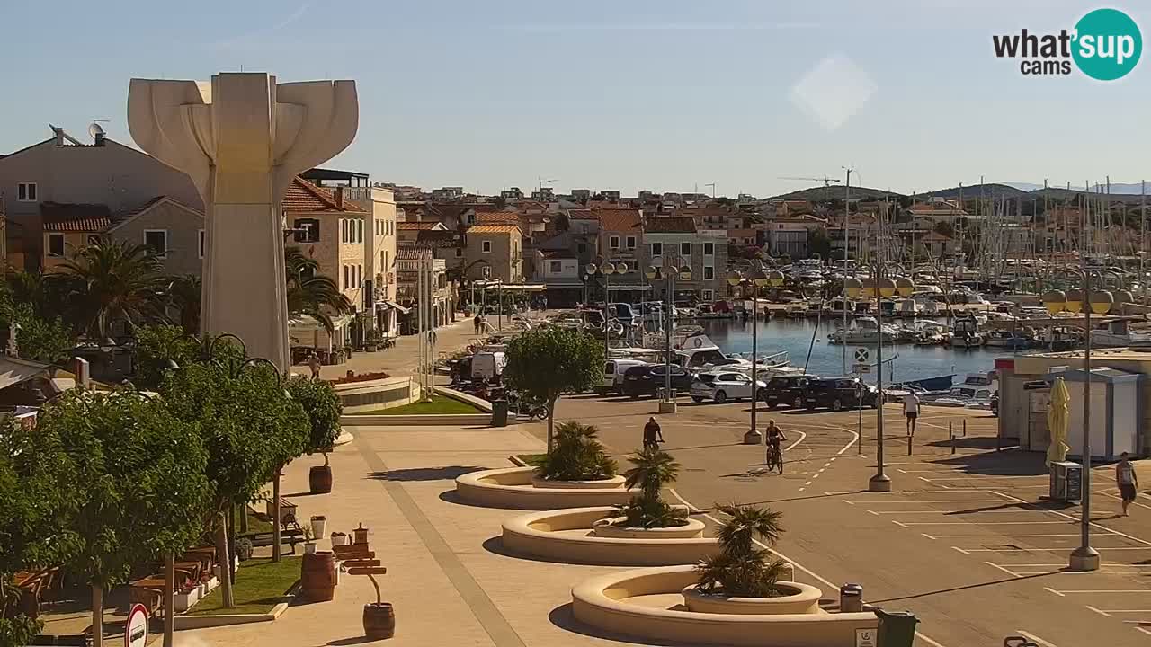 Vodice webcam live – front de mer