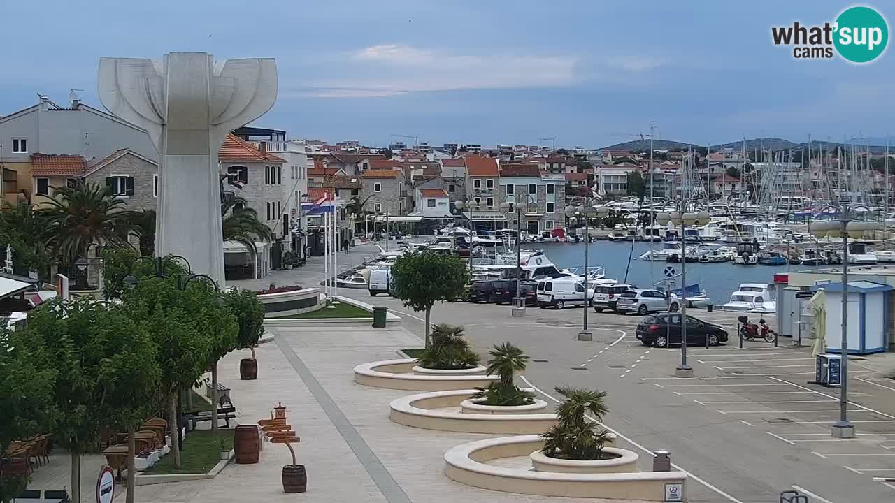 Vodice webcam live – front de mer