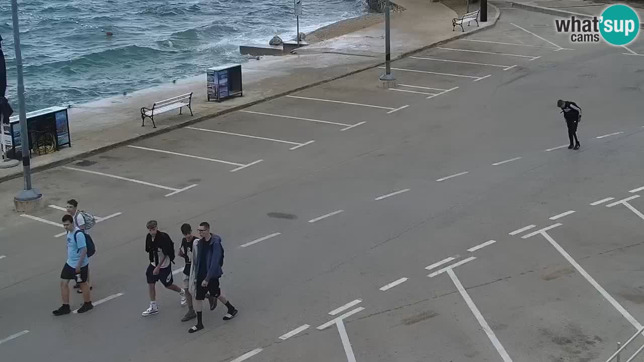 Vodice webcam live – front de mer