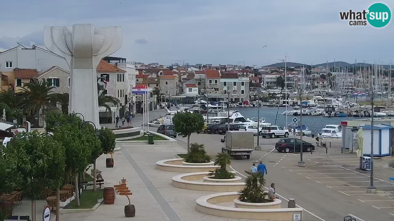 Vodice webcam live – front de mer