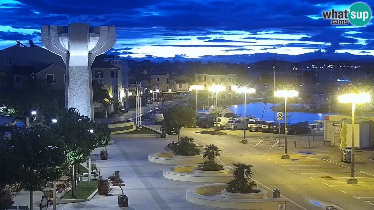 Vodice webcam – marina i meer