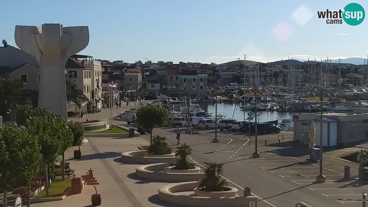 Vodice webcam – marina i meer