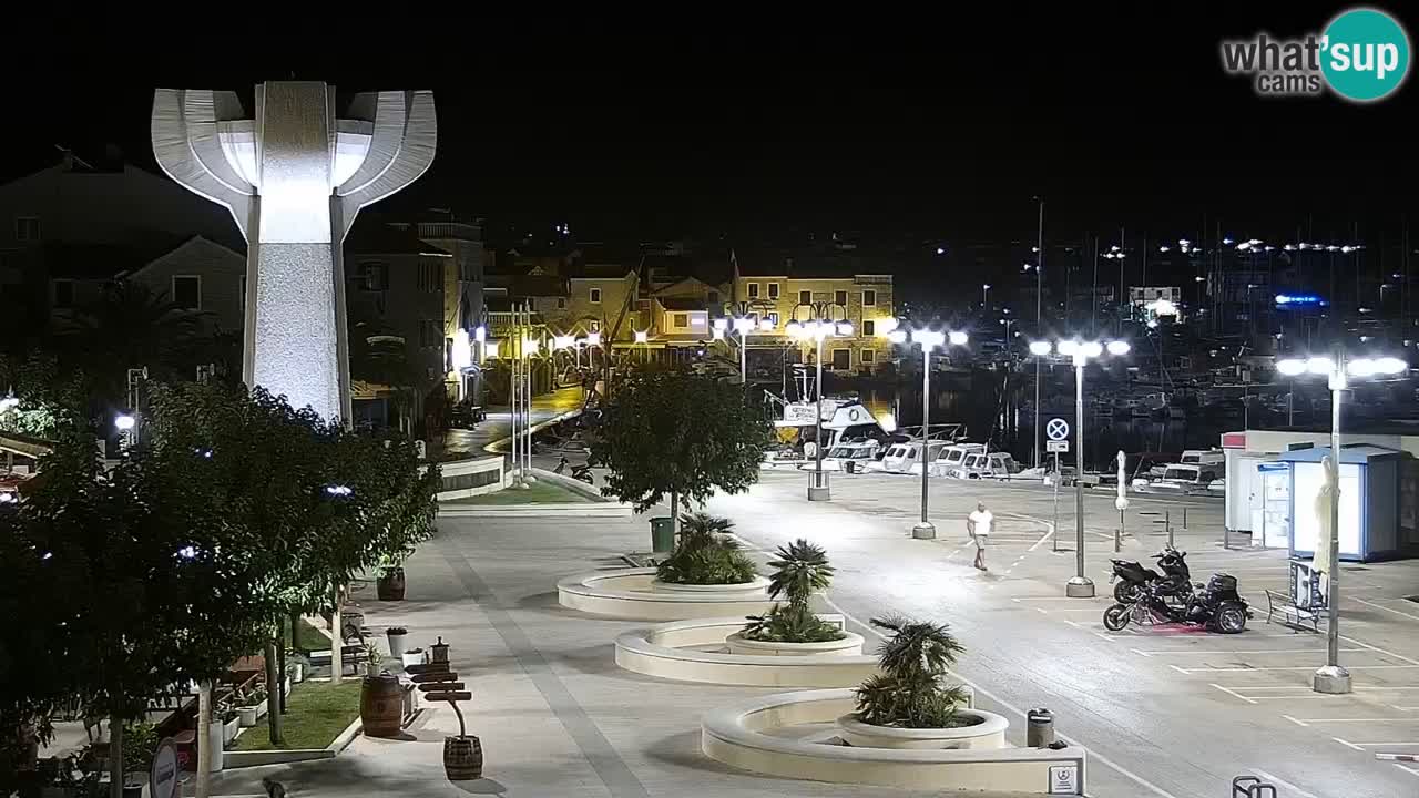 Vodice webcam – marina i meer