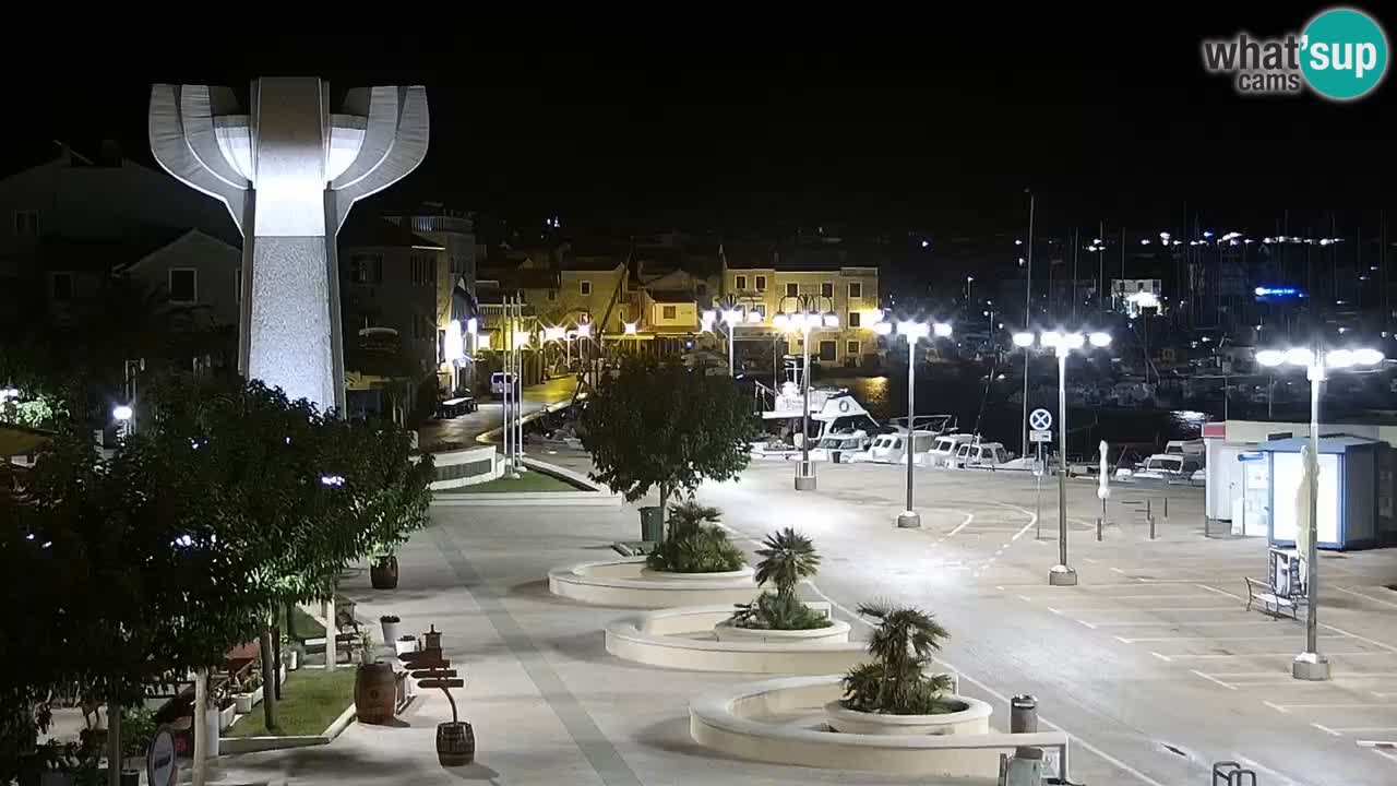 Vodice webcam – marina i meer
