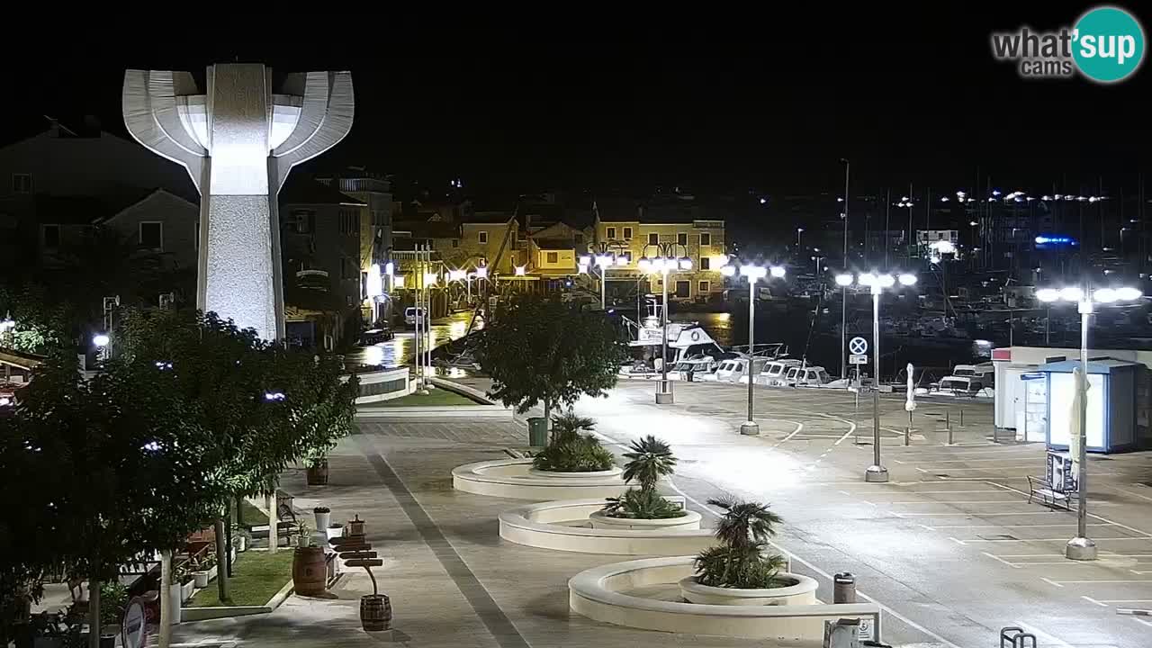 Vodice webcam – marina i meer