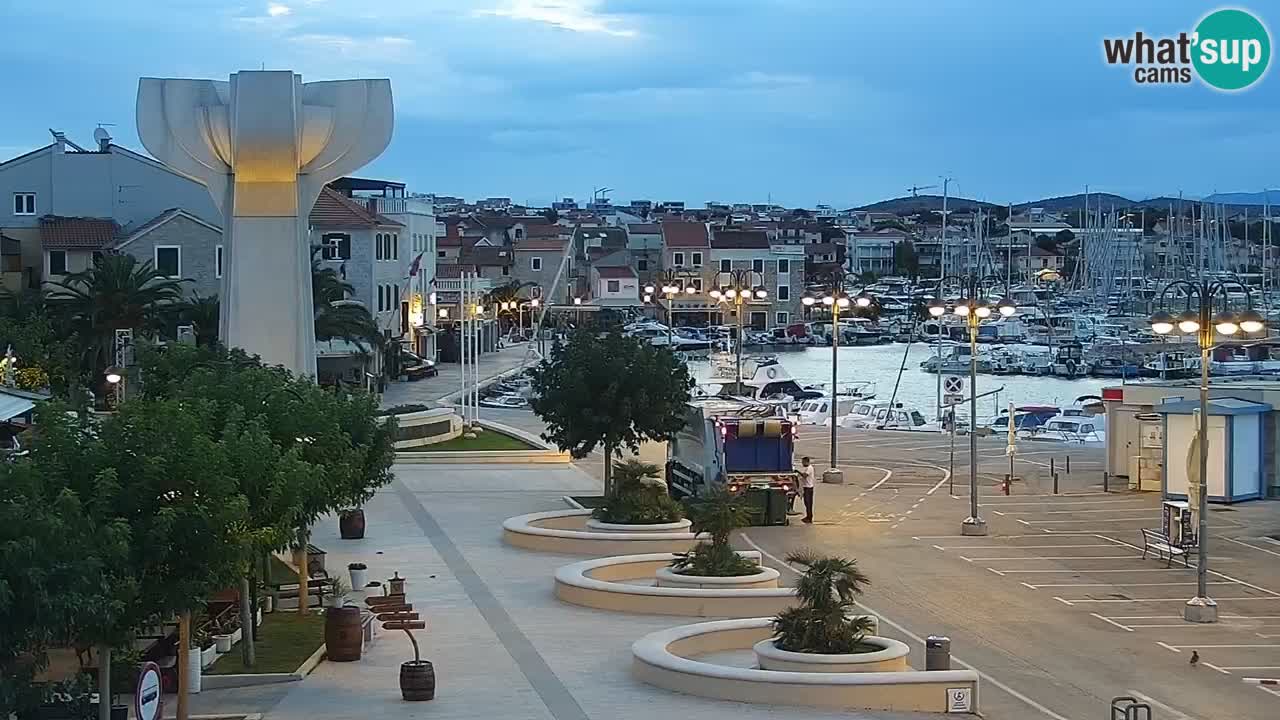 Vodice webcam – marina i meer