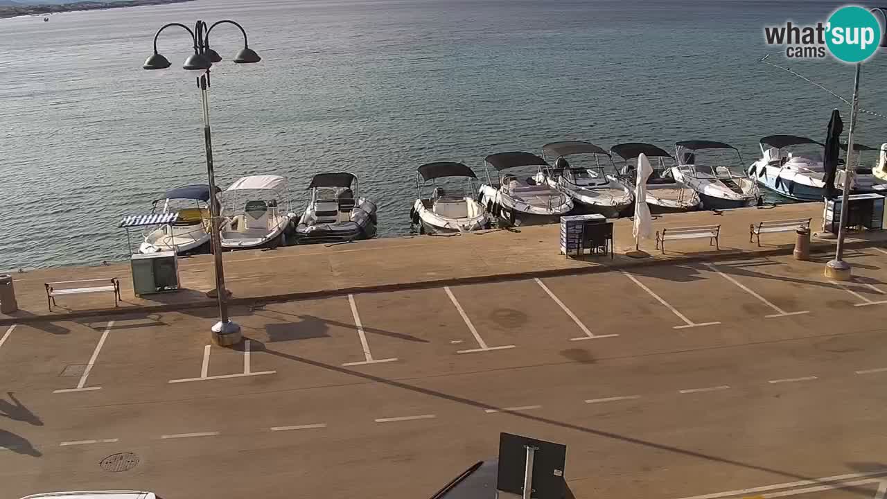 Vodice spletna kamera – marina in riva