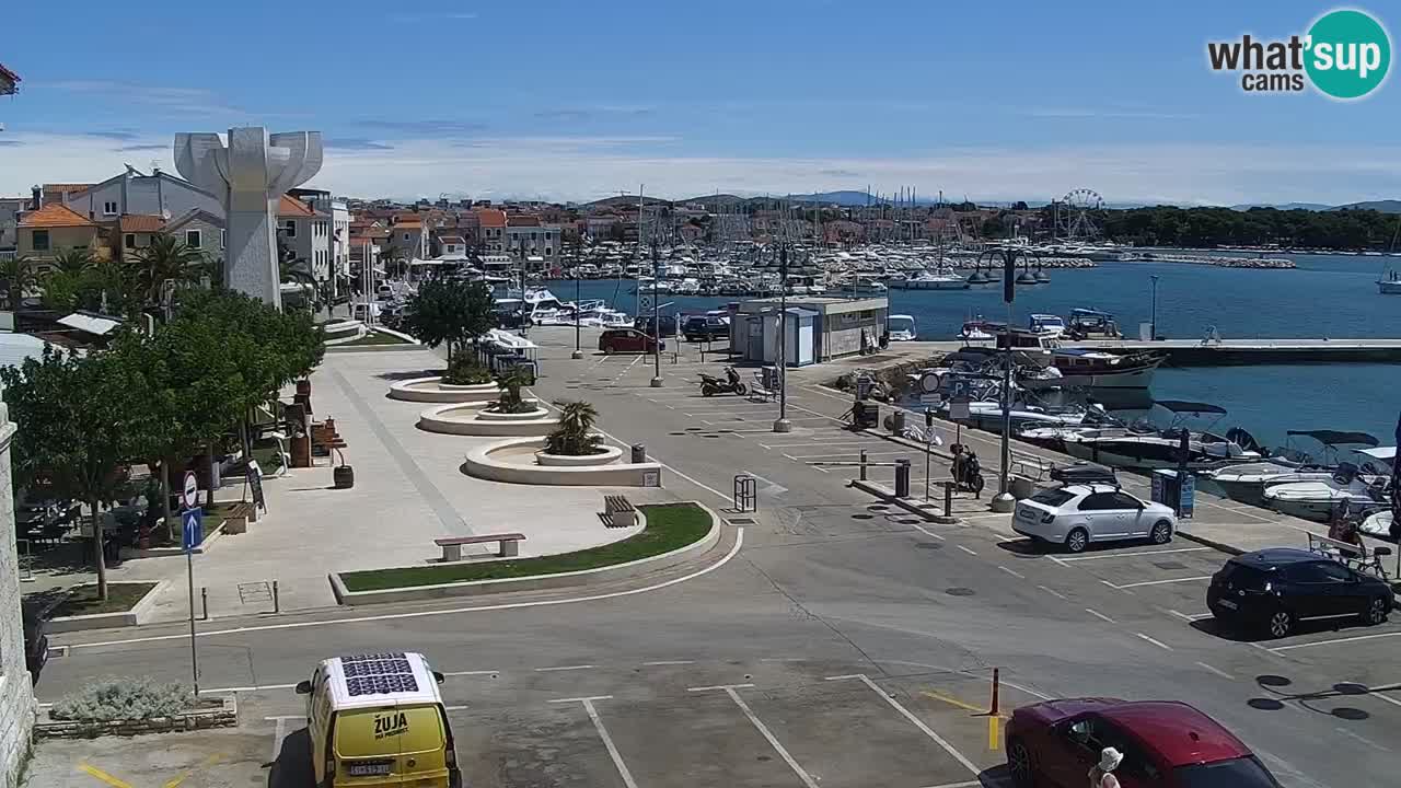 Vodice webcam live – front de mer